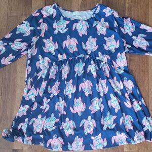 Simply Southern Turtle Tunic, Size XXL.